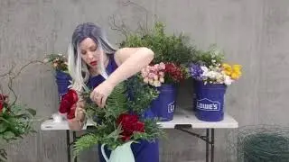 Spring Floral Arrangement Tutorial
