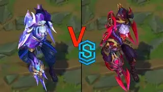 Prestige Spirit Blossom Zed VS Blood Moon Zed