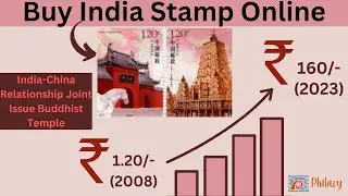Buy India-China Relationship Joint Issue Buddhist Temple Stamp | Philacy.com