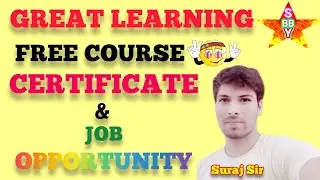 Great Learning Free Course | Great Learning | Free Course With Certificate |