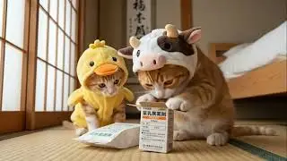ℹ️ 🐱🤒💛 ママ猫が Diseaseしになったとき、子猫たちがWho も yu think しなかったaction をした 🐾✨