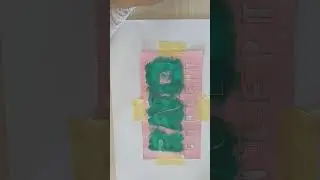 Printing with Stencil Paper. #stencil #printing #art