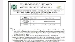 DDA JE EXAM DATE|DDA JE CIVIL EXAM DATE|DDA JE TEST SERIES TEAMMCQ|DDA JE Admit card information