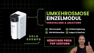 QuickHexaFlow Solo Umkehrosmosemodul | 500GPD Direktflow