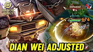 HOK : DIAN WEI ADJUSTED NEW PATCH - HONOR OF KINGS