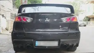 Mitsubishi EVO X MR (AMS Downpipe x Borla Exhaust) Startup + Rev