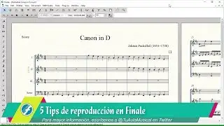 5 Tips de Reproducción en Finale