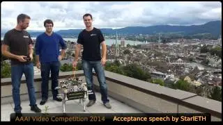 AAAI Acceptance speech by robot StarlETH