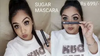 Sugar Cosmetics Black With A Bang Lash Mob Limitless Mascara || Review || look || Best mascara