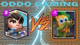 PRINCESS VS DART GOBLIN - CLASH ROYALE BATTLE #42
