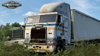 Abandoned Rusty Freightliner FLB - American Truck Simulator