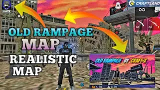 Old Rampage Map 💫 || REALISTIC MAP 🗺️|| Craftland Map Code🔥 ||  ‪@cyber_pritam  @rehandailyvlogss 