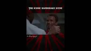 Predator🔥🔥🔥  iconic handshake scene.peak male content #movie #predator #arnoldschwarzenegger#viral