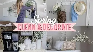 SPRING CLEAN & DECORATE WITH ME 2019 | Decorating for Spring! Cleaning Motivation! | Lauren Midgley