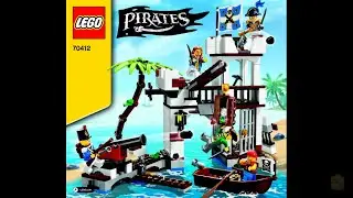 LEGO Pirates 70412 - Complete Soldiers Fort Instructions! (Step-by-Step Guide)