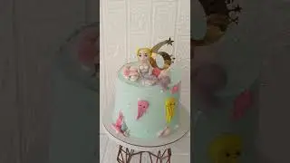 fondant mermaid cake&deg; #mermaid #cake #birthday #fondant #cakeart #girl #baking #homemade #homebaker