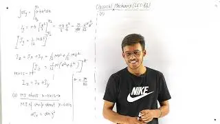 (LEC- 43) Moment of Inertia of rectangular lamina || Triangular sheet || IITJAM || GATE ||
