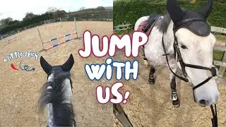 Tack up + jump with me! 🌶️ | GO PRO