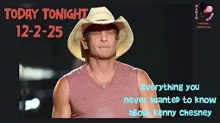 Today Tonight Dec 2 - Kenny Chesney drops by for a forgettable interview.