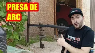 Presa Arc Amortizor HOME MADE! (DIY)! Spring Press Damper / Scock Absorber!