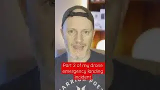 Part 2 of my drone emergency landing incident #dronecrash #emergencylanding  #drone