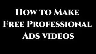 make free professional advertisement video in Hindi