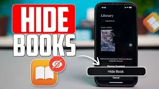 How to Hide Books in Apple Books App on iPhone | Hide PDF in Apple Books