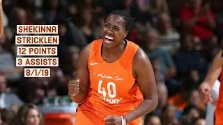 Shekinna Stricklen Full Highlights 2019.8.1 - 12 PTS, 3 ASTS - PopOffBaby.com