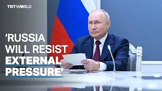 Putin vows to continue resistance to external forces, sanctions