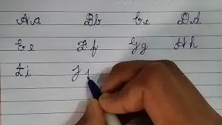 HOW TO WRITE CURSIVE LETTERS ALPHABET IN ENGLISH |CURSIVE WRITING | ABCD ALPHABET |CURSIVE LETTERS |