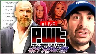PWT Live Show #135 - WWE Shocking Releases, AEW Unwanted On Max, Samantha The Bomb Shadow Banned