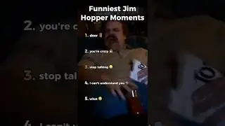 Funniest Jim Hopper Moments in Stranger Things 😂