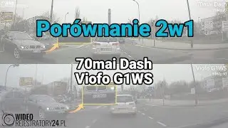 70mai Dash Camera / Viofo G1WS - por&oacute;wnanie 2w1 @ 1080p30