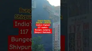 India's Highest Bungee Jumping Rishikesh #rishikesh #bungeejumping #bungee #adventure #jump #travel