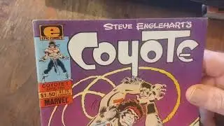 Coyote comic book overview #epiccomics #marvelcomics #80s  #bronzeagecomics 