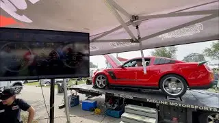 We hit the Dyno in the 427R Mustang. And we like what we see!! NMRA Nationals.