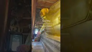 Wat Pho also known as the Temple of the Reclining Buddha #shorts #bangkok #thailand #reels #watpho