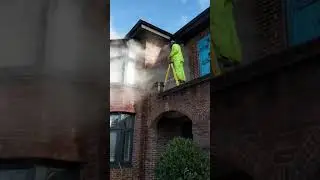 Facade cleaning with steam system - Artem Restoration