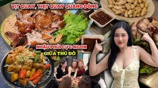 Vịt quay, thịt quay vị Quảng Đông cực ngon | Quán nhậu phủi giữa lòng Thủ đô hút giới trẻ