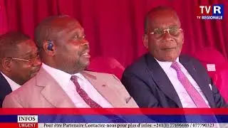 Dolisie : Inauguration du Lyc&eacute;e d'Enseignement G&eacute;n&eacute;ral Simon Pierre Kikhounga Ngot par le Pr&eacute;sident