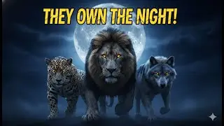Night Hunters: How Lions, Jaguars & Wolves Hunt in the Dark | Wildlife Survival Secrets