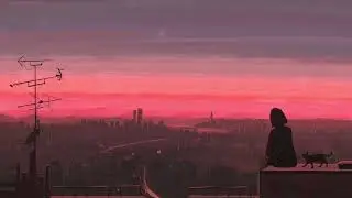 Stunning Wallpaper Art: Girl Watching Sunset 🌅 | Digital Art Process | @IronAmmar7 | Ep. 9