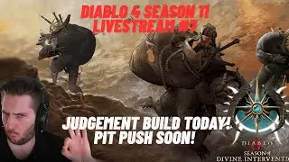 Diablo 4 Season 11 -  🔴 More treasure breaches!! -  🔴 Judgement build today!!