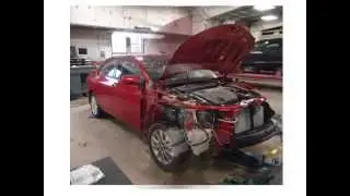 Before and After Accident Repairs Toyota Camry