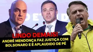 Andr&eacute; Mendon&ccedil;a LIBERTA Bolsonaro e d&aacute; xeque-mate no Xand&atilde;o! Ministro &eacute; aplaudido de p&eacute; pelo povo