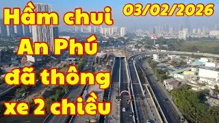 Mới nhất - Nút Giao An Phú Hầm Chui HC1- 02 Chính Thức Thông Xe 03/02/2026 | Phú Review #comtv #hcm
