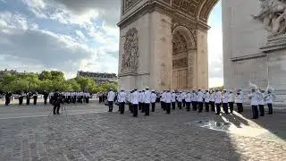 La Marseillaise. Arc de Triomphe, 26 ao&ucirc;t 2022
