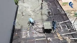 House Construction in India | Centring Process | Creative Charran | Slab Construction Method