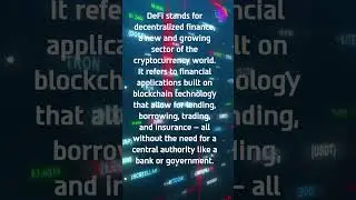 What is a Decentralized Finance (DeFi)? | 🧠 Brain Tenacity ⚡ #defi #crypto #shorts