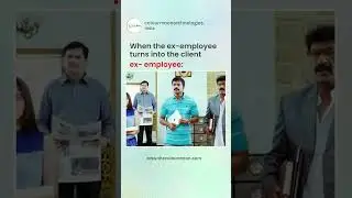 When the ex-employee returns as a client #shorts #shots #memes #colourmoon #worklife #funatwork